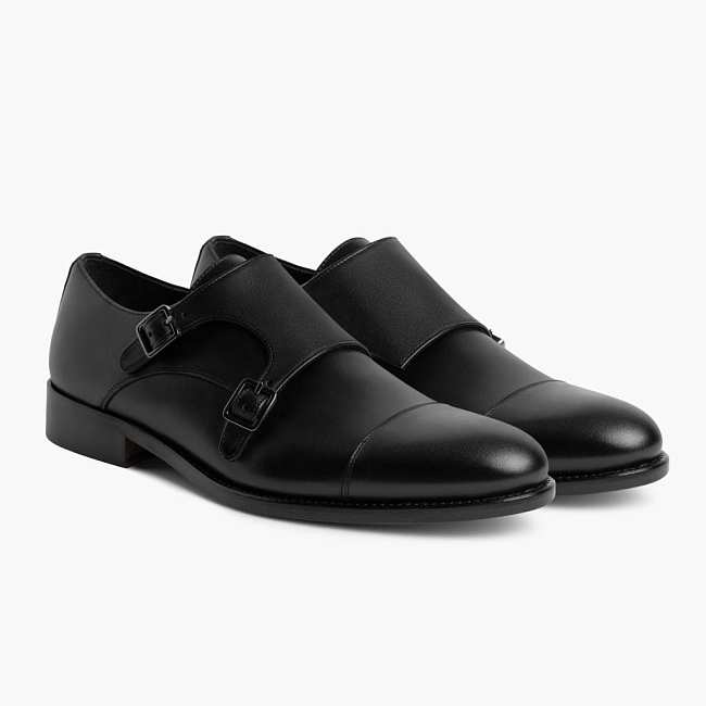 Black Men's Business Shoes Style 018 - 1