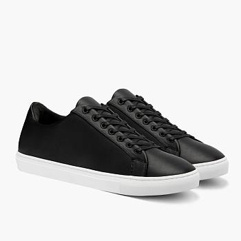 Black White Men's Casual Shoes Style 020