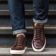 Coffee Men's Casual Shoes Style 020 - 2