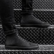 Black Men's Shoes High Top 102 - 3