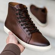 Coffee Men's Shoes High Top 102 - 5