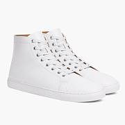 White Men's Shoes High Top 102 - 6