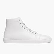 White Men's Shoes High Top 102 - 5