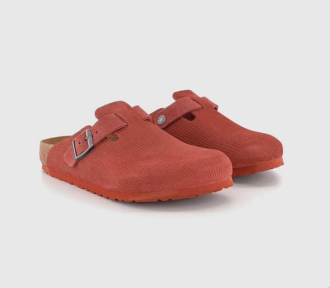 Clogs Corduroy Sienna Red - 1