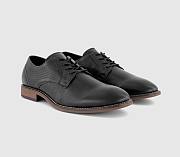 Smart Derby Shoes Black - 3