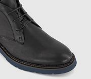 Outsole Chukka Boots Black Leather - 2