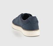 Cord Collar Trainers Navy - 3