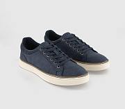 Cord Collar Trainers Navy - 2