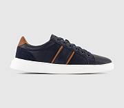 Cade Side Stripe Trainers Navy - 2