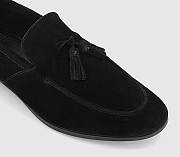 Tassel Loafers Black Suede - 2