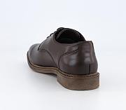 Leather Derby Shoes Brown Leather - 4