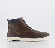 Calverton Mid Top Sneaker Boots Brown - 3