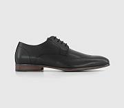 Leather Oxford Shoes Black Leather - 3