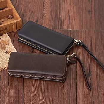 Momkok Real Cowhide Leather Wallet