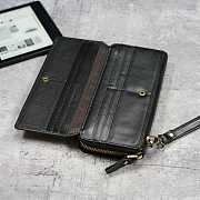 Momkok Real Cowhide Leather Wallet - 3