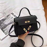 Bag Handbag A01112 Black Silver Size 15x25x6cm - 4