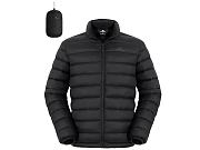 men black puffer jacket for winter - 1