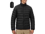 men black puffer jacket for winter - 4