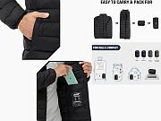 men black puffer jacket for winter - 3