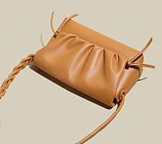 Leather Flap Wrinkle Shoulder Bag - 2
